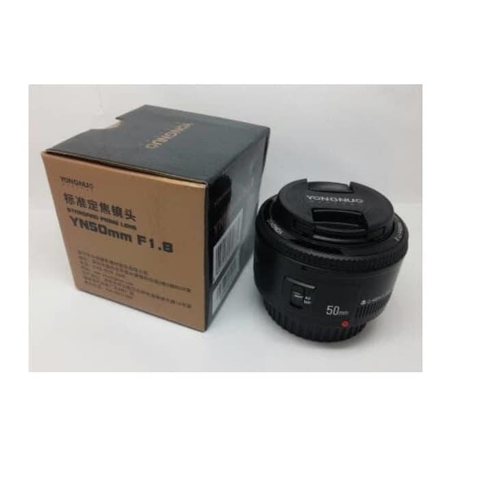 Best Seller LENSA YONGNUO 50MM F1.8 FIX LENS FOR CANON AF-S Auto Fokus