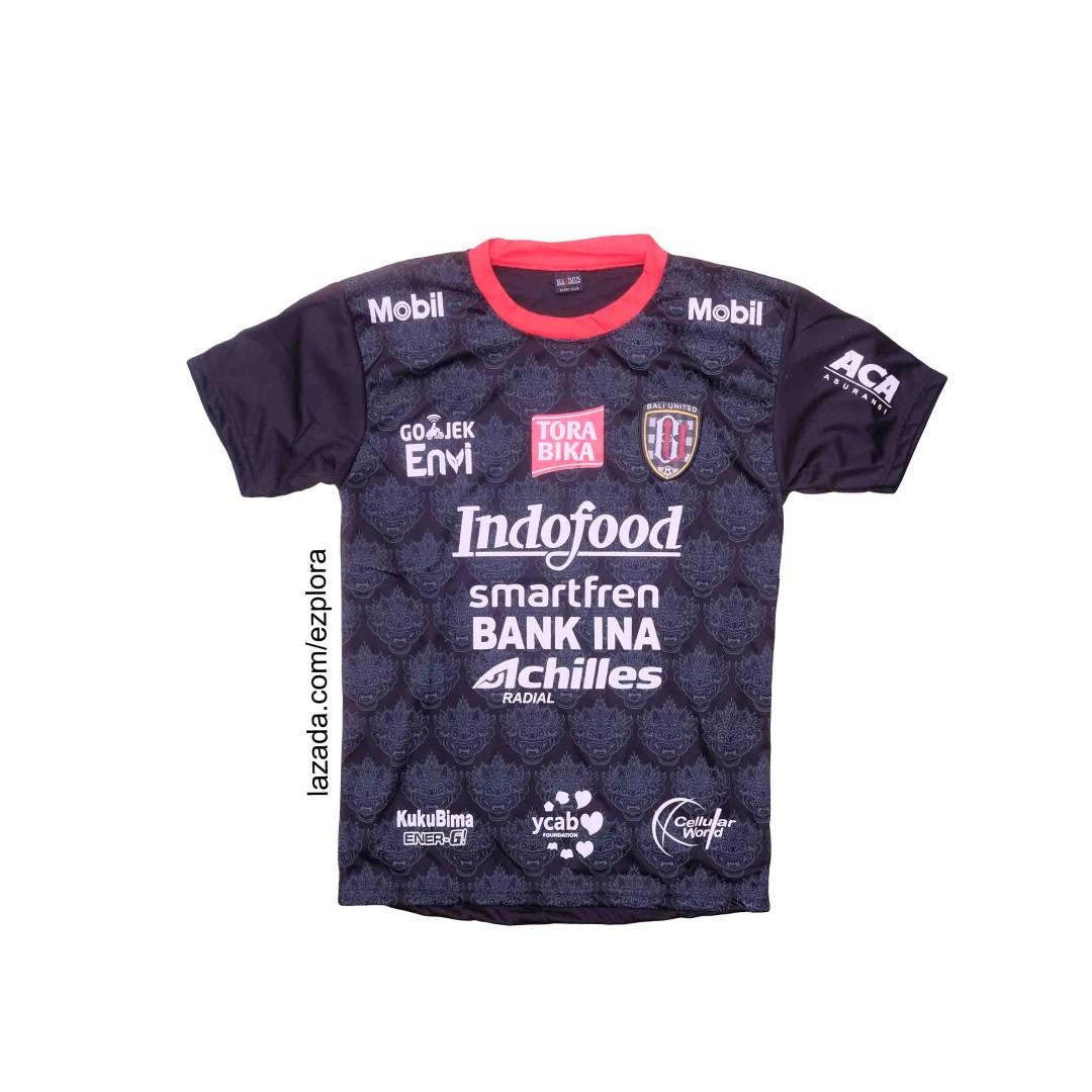 NEW jersey bali united away hitam black 2018-2019 liga satu indonesia supporter version