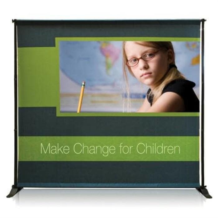 Promo Jumbo Banner Std Tiang Silver - Tas Biru | Backdrop | Backwall Original