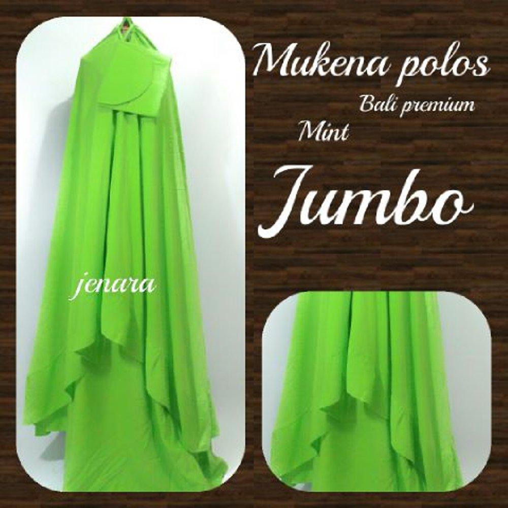 mukena bali premium polos hijau mint di lapak MUKENA BALI jenara79