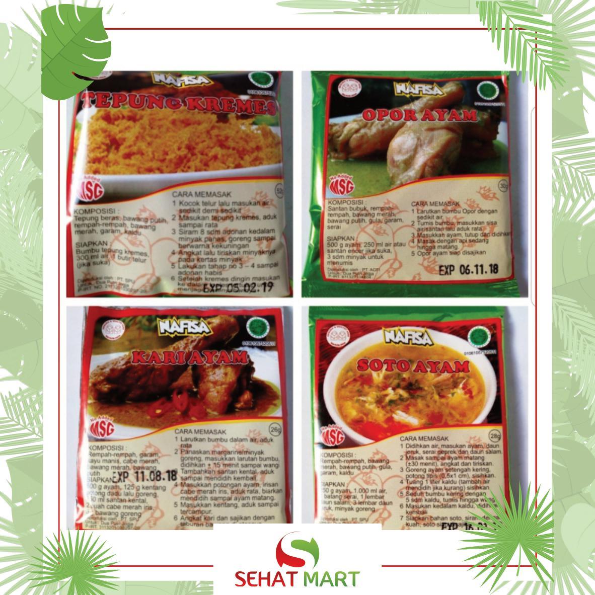 Bumbu Instan Nafisa Food Non MSG (Tepung Kremes)