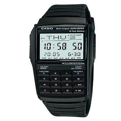 Jam Tangan Casio Original 100% DBC-32-1A Rubber Karet kalkulator