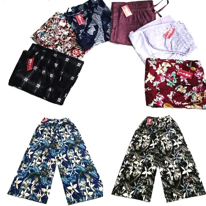 Celana Kulot Dewasa - Multiwarna - Motif Random