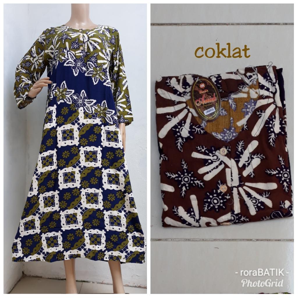 Rora batik - daster gamis base : XL dan XXL