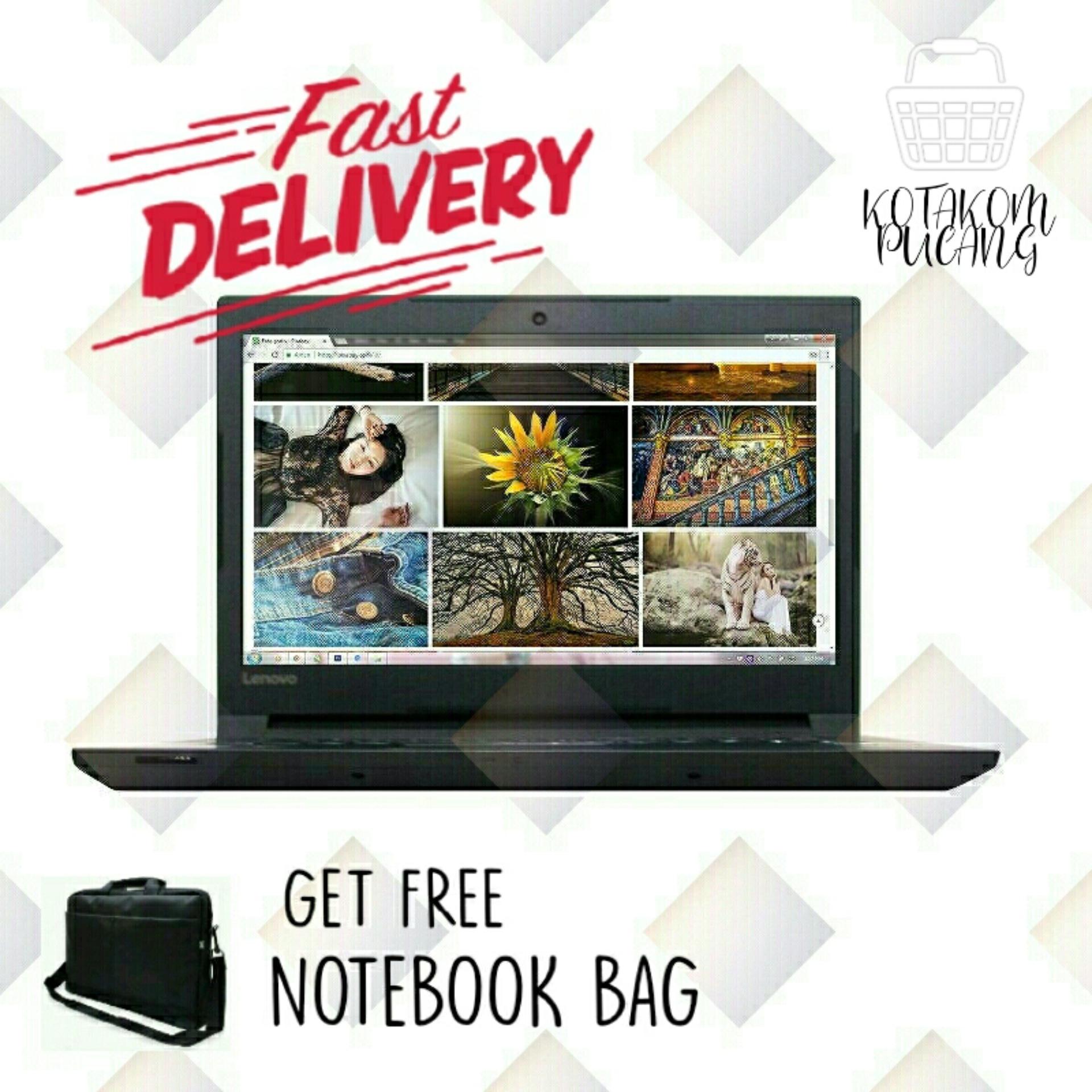 Lenovo Ideapad V310-14ISK | Core i3 SKYLAKE 6006U | 4GB DDR4 | 500 GB HDD + 1 SLOT SSD M.2 | DVDRW | DOS | 14,0 HD LED | Finger Print | Black | FREE Asuransi Paket