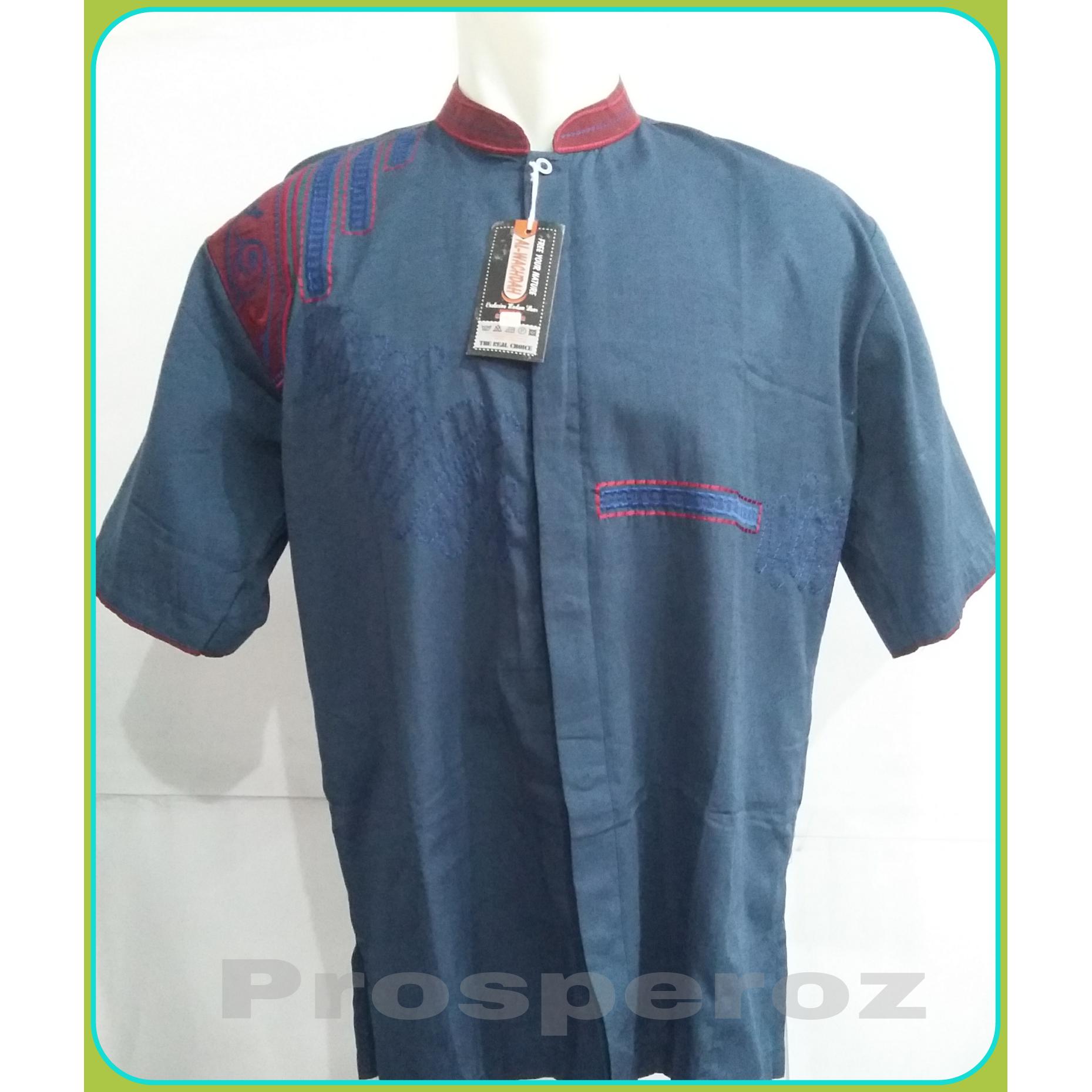 Prosperoz - Baju Muslim - Kemeja Muslim - Hem Muslimin - Baju Takwa - Baju Koko - Atasan Pria - Kemeja Muslim Cowok - Baju Muslim Pria - Baju Koko Pria