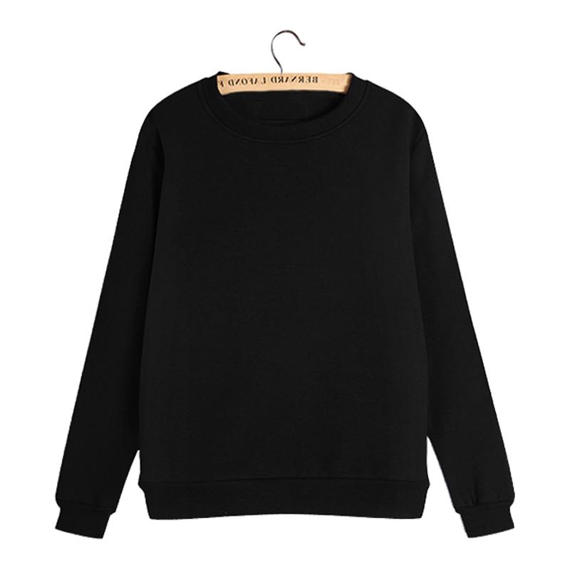 Pakaian Musim Semi dan Musim Gugur Model Tipis Tanpa Topi Kaos Sweater Perempuan Versi Korea Pasang Murid Jaket Kepala Longgar Harajuku Model Bf Korea Selatan Ulzzang