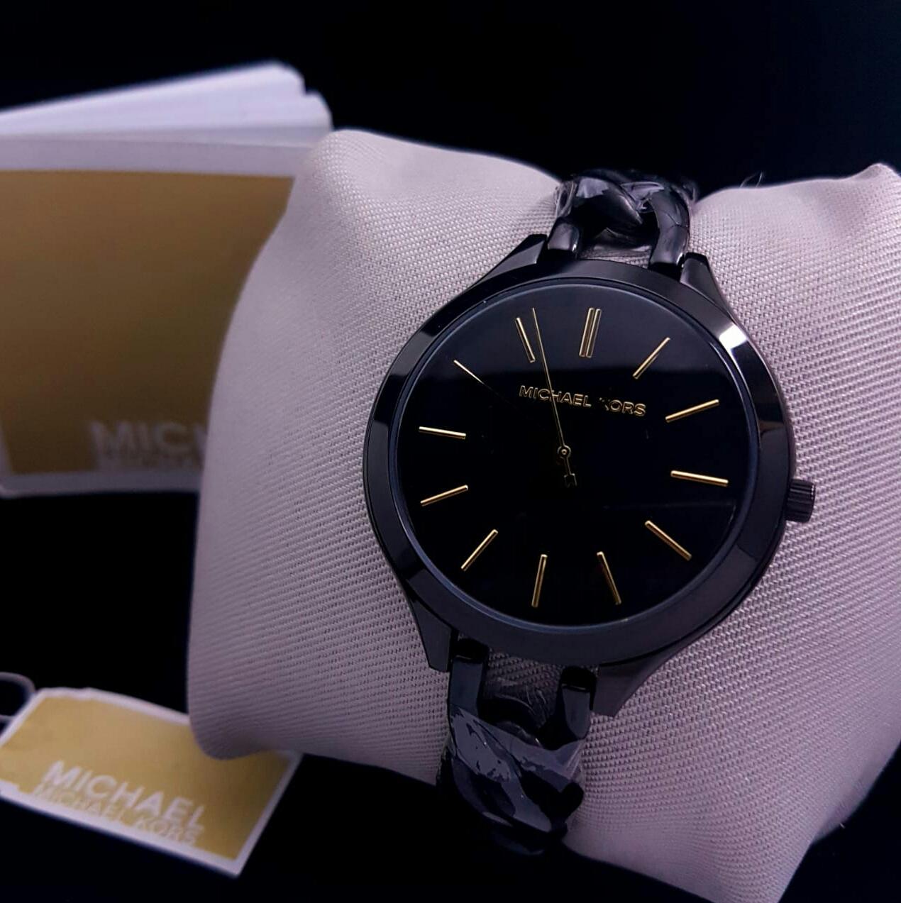 michael kors watch black - Membeli 