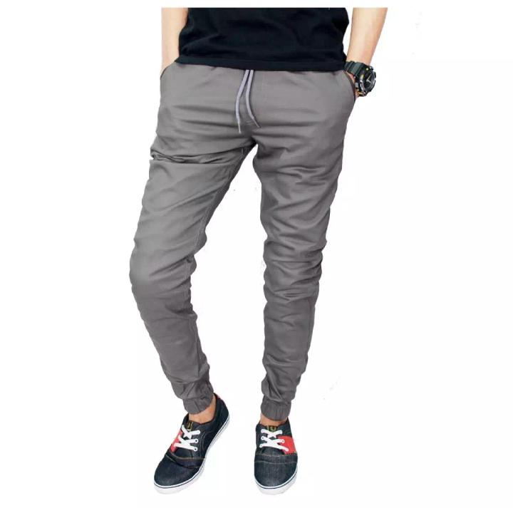 Celana joger pria | Joger pant keren - ( stone grey)