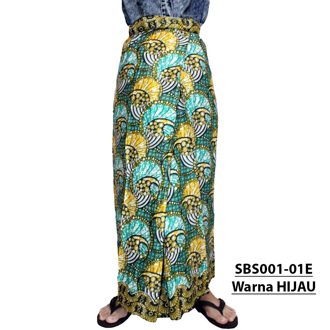Sarung Batik Santri / Santriwati - Sarung Pondok (SBS001-01) Batik Alhadi