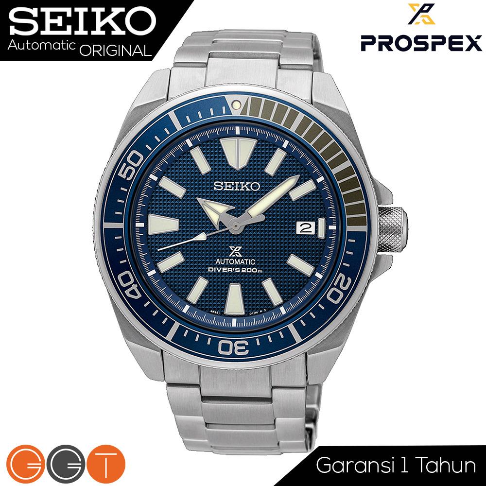 Seiko Prospex Samurai SRPB49K1 Automatic Divers Blue Texture Dial Stainless Steel Strap - Automatic Movement - SRPB49K1 Promo