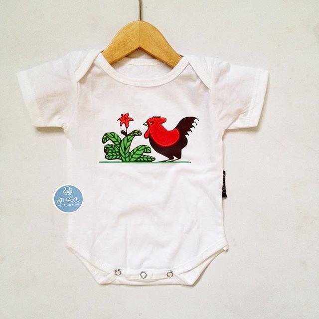 Jumper bayi ayam jago - 0-3 Bulan, Putih