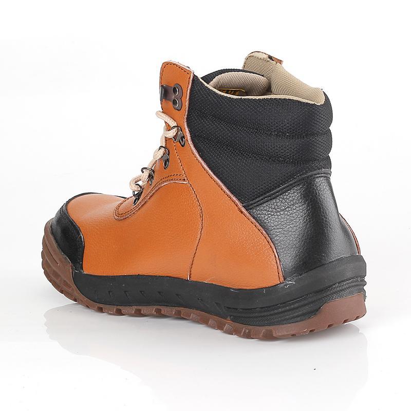 Blackkelly Sepatu Boots Safety Pria Tan Hitam  - LBU 794