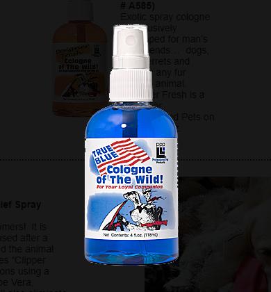 Hemat 15%!! PARFUME UNTUK ANJING DAN KUCING TRUE BLUE COLOGNE OF THE WILD - ready stock
