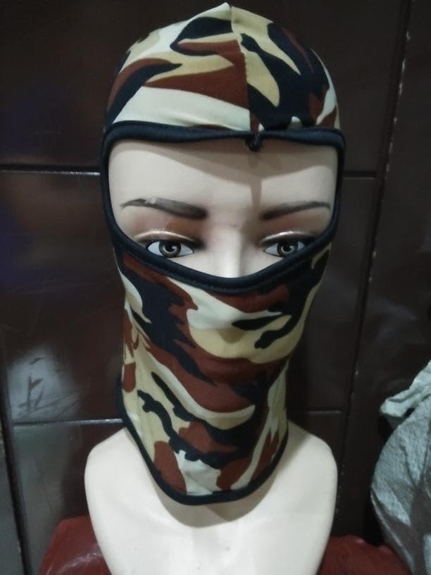 PROMO Balaclava/Masker/Skull Cap Alpinestar Loreng Army warna Coklat TERLARIS
