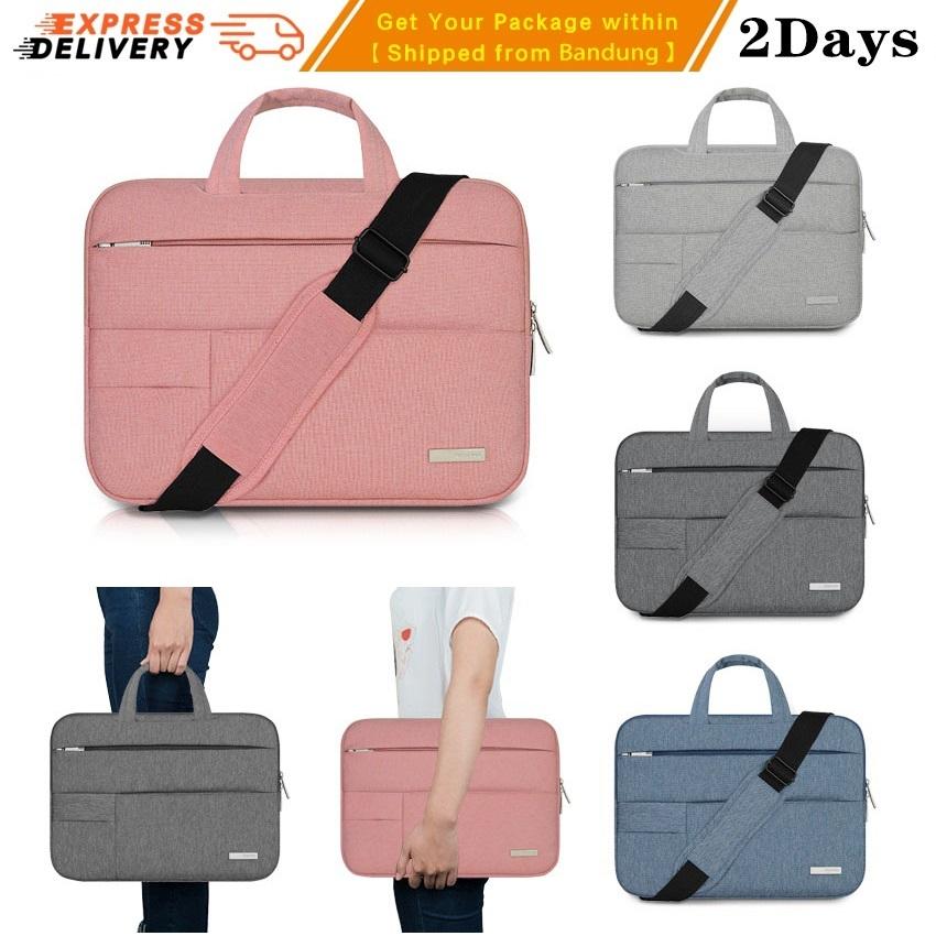 Tas Laptop Slempang13 Inch 14 Inch 15.6 Inch Tas Selempang Laptop Xiaomi Acer Dell HP Asus Lenovo Macbook Pro Air Toshiba IBM Sling Notebook Bags Messenger Bag Briefcases Sleeve Bag Shoulder Bags Handbag
