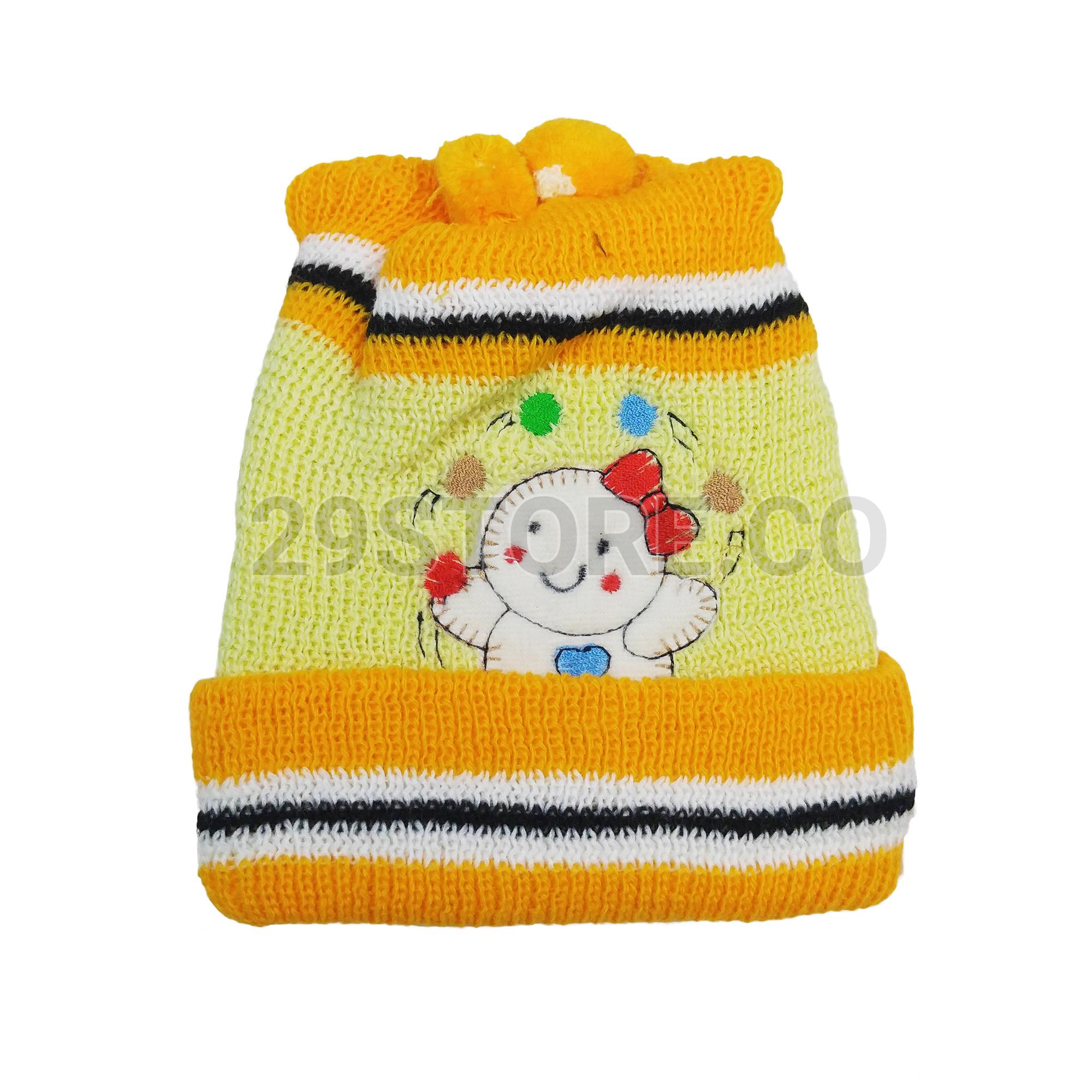 Topi Kupluk Bayi Model Rajut