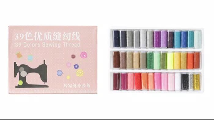Benang Jahit Warna Warni - Colored Sewing Thread isi 39 Cones