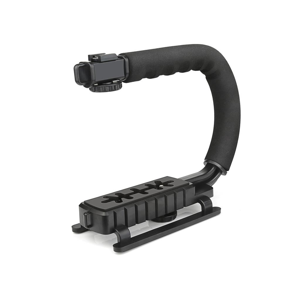 C Berbentuk Pemegang Grip Video Handheld Stabilizer untuk DSLR Nikon Canon Sony Kamera dan Cahaya Portabel SLR Steadicam untuk Gopro