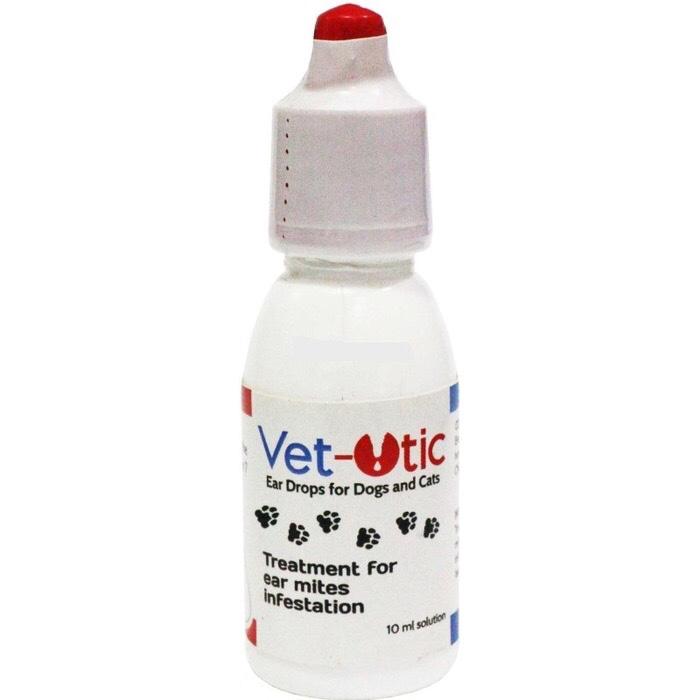 Vet Otic Obat Tetes Kutu Telinga Anjing Kucing 10 ml