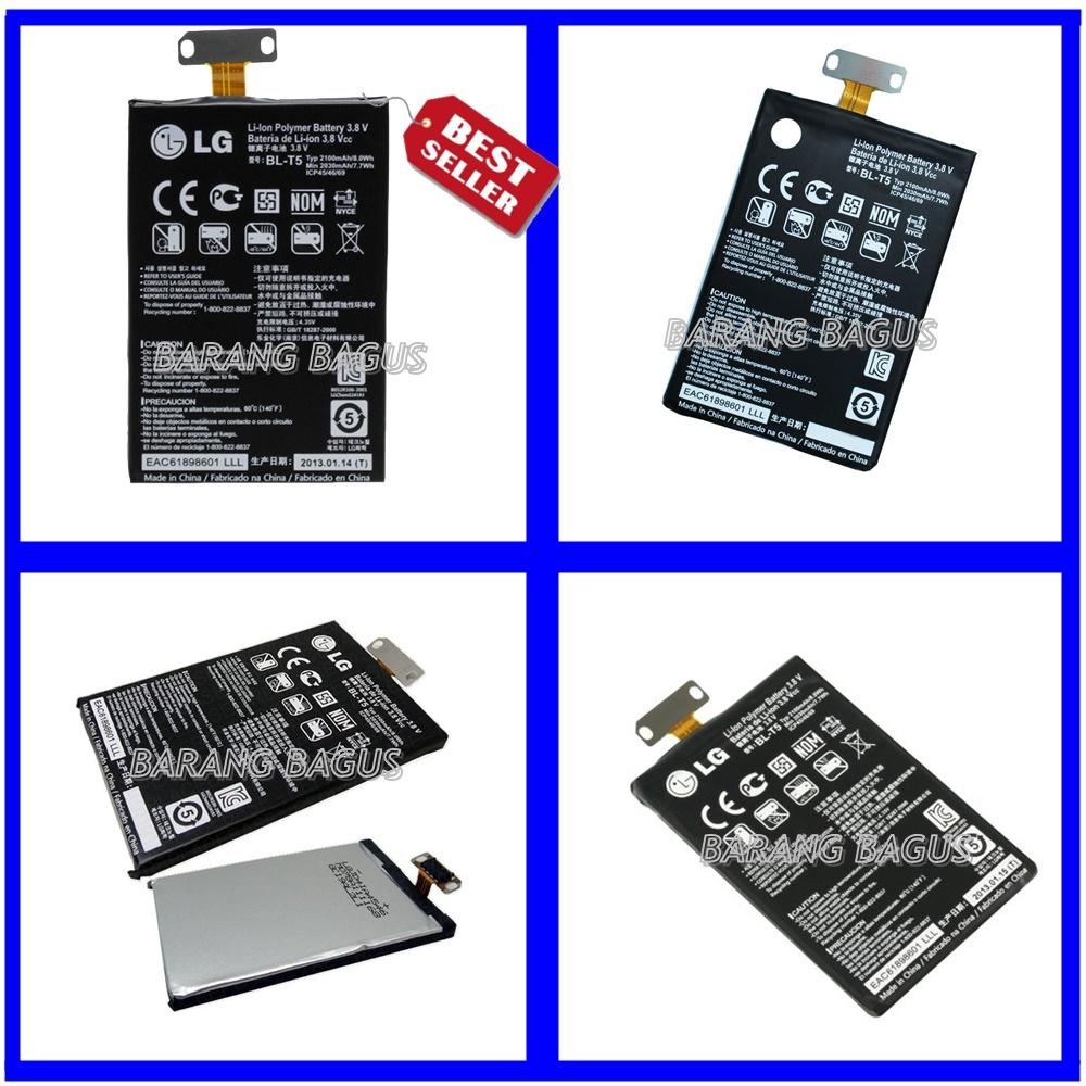 LG Baterai / Battery BL-T5 For LG Nexus 4 / E960 Original - Kapasitas 2100mAh ( barang bagus )