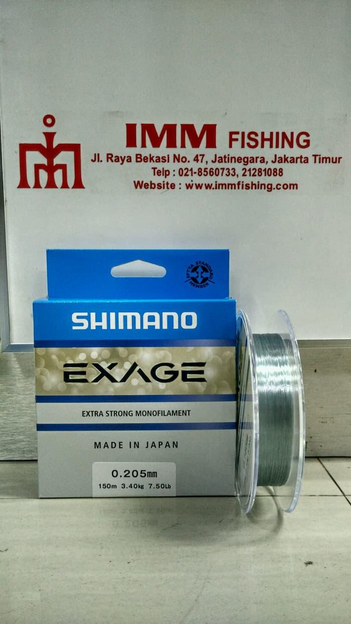 ASLI!!! Tali Nylon SHIMANO Exage 150M 0.20/7.5Lb - QBY2YX
