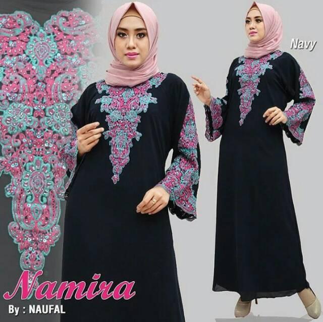 (TERBARU) Kaftan Namira New Desain fr RC (paket + manset gamis)