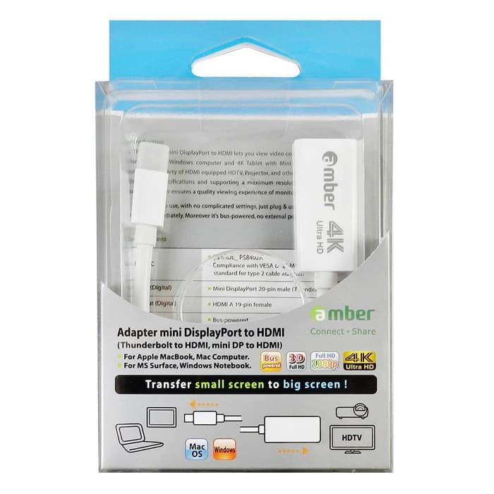 Jual AMBER - (MDP-11) Mini Display Port To HDMI 4K