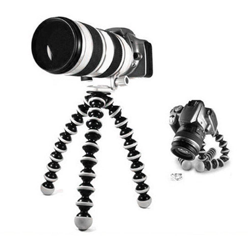 Flexible Tripod Camera Camera Camcorder Holder Stand With Phone Clip Adapter- S
