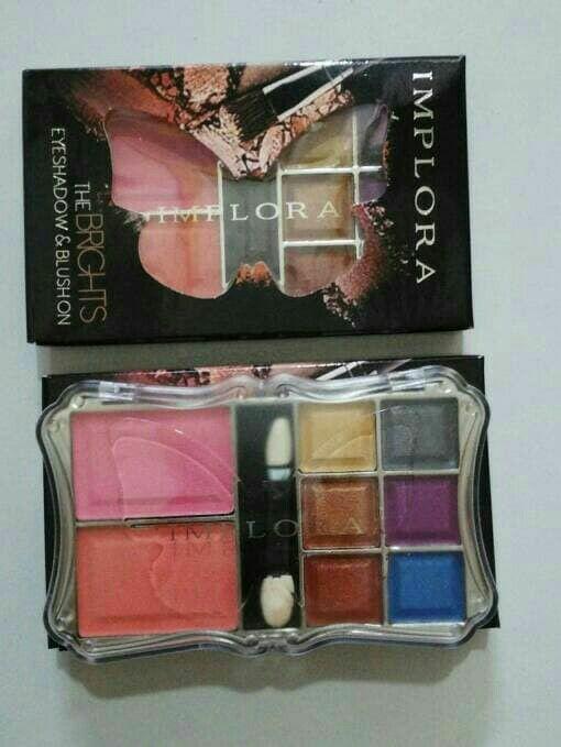 Eyeshadow dan blush on kupu-kupu