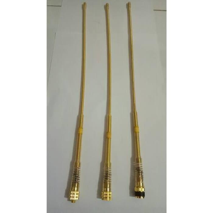 HARGA SPESIAL!!! Antena HT baofeng berlin icom alinco Gold dualband - lZaUvJ