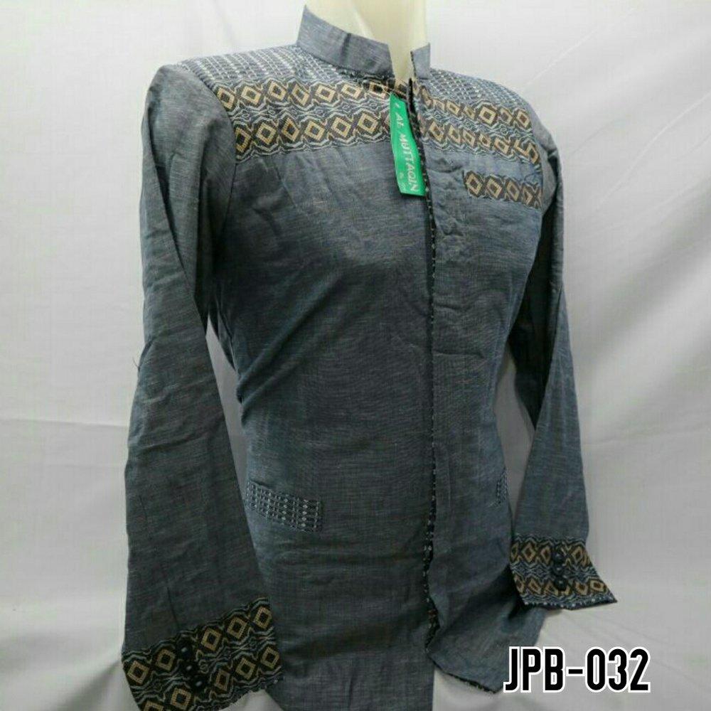 Produsen Grosir Baju Koko Gamis Muslim Baju Pria Murah Kemeja Jas Koko Jasko Aplikasi Bahan Tasik Al Muttaqin Terbaru JPB 032 di lapak Al Muttaqin Collection produsenbajukoko