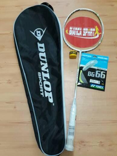 Hemat 10%!! RAKET BADMINTON ORIGINAL DUNLOP APEX 300 - ready stock