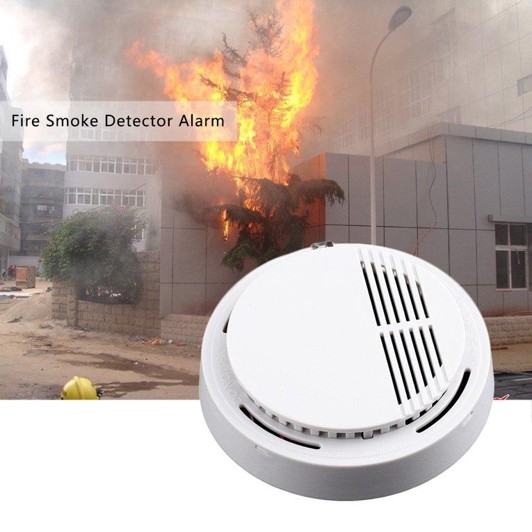 Fire Smoke Sensor Detector Alarm Tester Cordless Home Family Guard Security