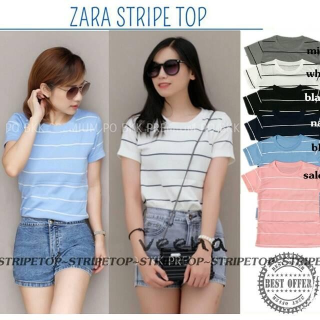 Fashionshop119 Zara Stripe Top Bs