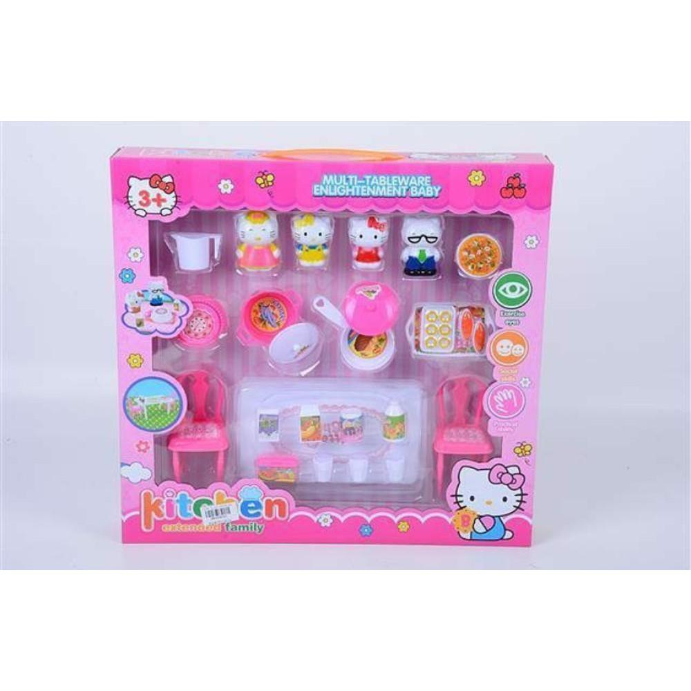 MAINAN ANAK KITCHEN SET EXTENDED FAMILY MULTI TABLEWARE SET B Di Lapak CHILISHOP BATAM Erlingui