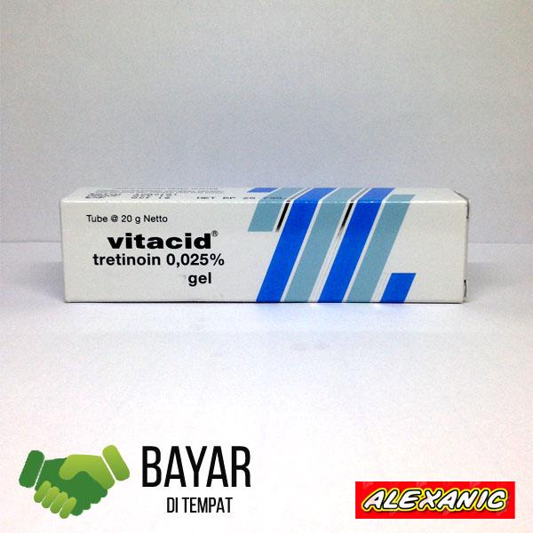 Vitacid Gel 0,025% Untuk Jerawat dan Kulit Berminyak