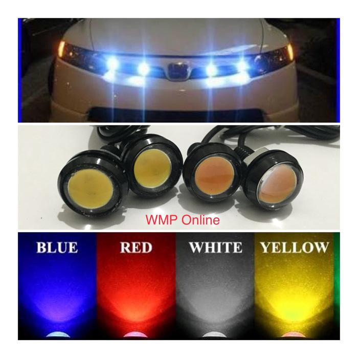 Lampu Sen Strobo Model Mata Elang 2led Bintik Warna Putih WMP-0375