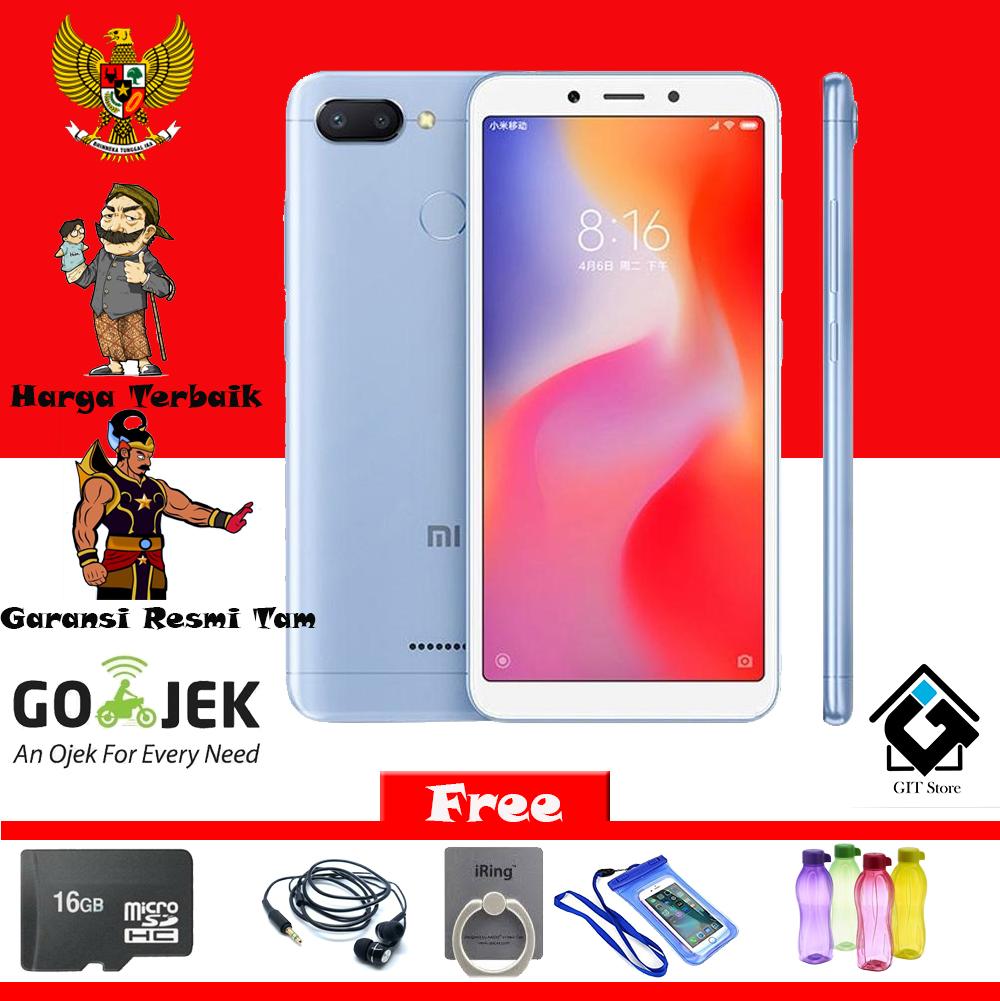 Xiaomi Redmi 6 4/64 Garansi Resmi Tam Free 5 Item Harga Terbaik