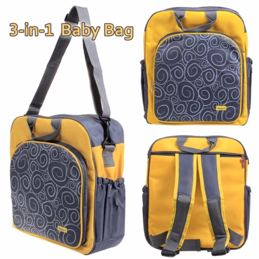 Kiddy 3 in 1 Diaper Bag Tas Perlengkapan Bayi Multifungsi