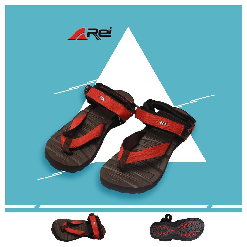 Sandal REI Tita Strip Coklat Cream