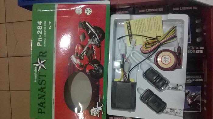 alarm Mtr panastar | ( gembok alarm motor anti maling koper sepeda pagar cakram kinbar kode tas mobil clock rumah sensor gerak pintu digital remote lock bht ) |