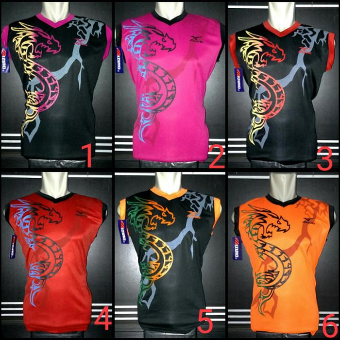 PROMO Kaos Singlet Mizuno / Baju Bola Voli / Jersey Volly / Rompi / Lekbong -
