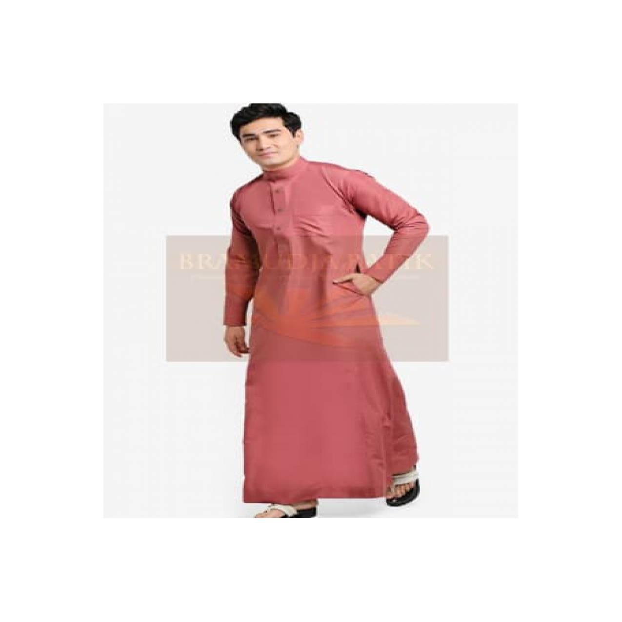 GAMIS PRIA INDIA MERAH SALEM BY BRAMUDJA - Merah Salem, S