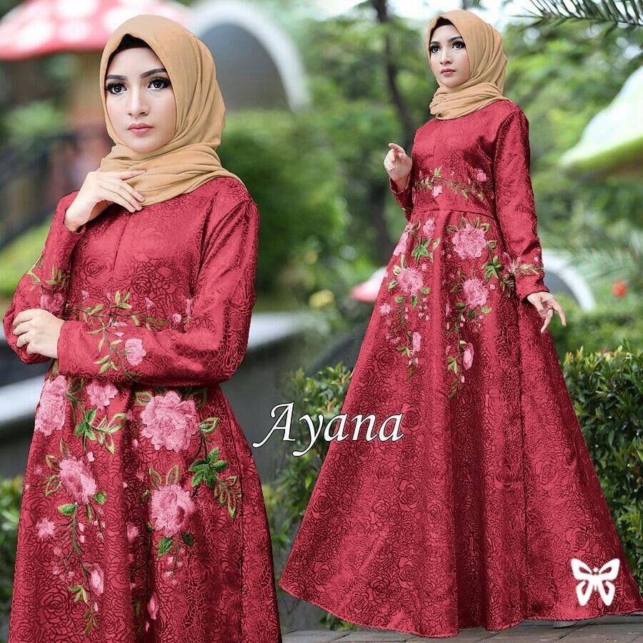 wow keren - Baju muslim/Gamis syarii/Maxi muslim/ gamis ayana