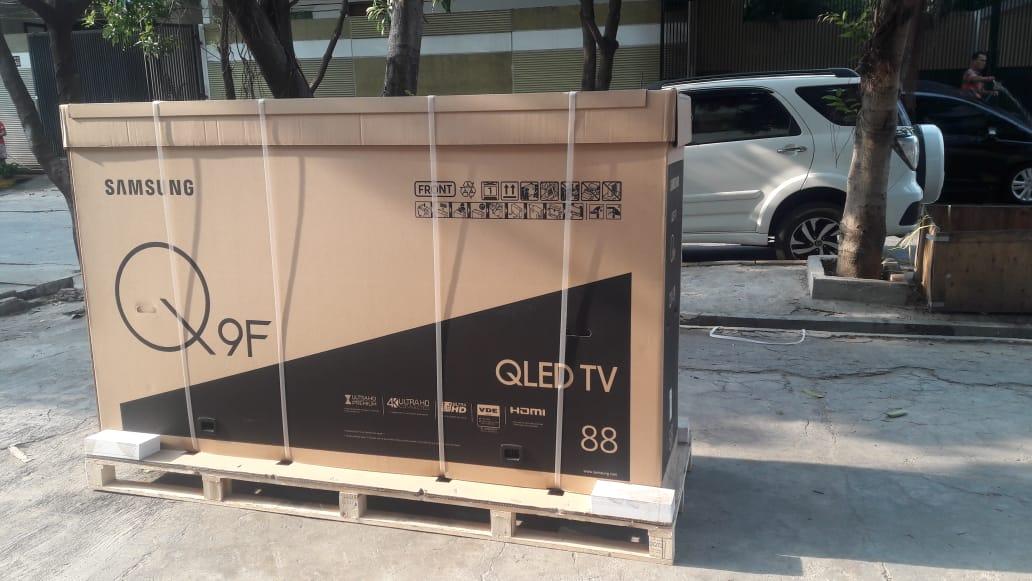 smart tv samsung qled 88 inch 88q9f televisi led ULTRA HD PREMIUM 4K SMART TV QLED FLAT 88 INCH NEW