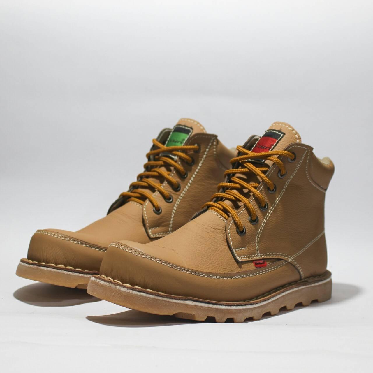 Kickers - Sepatu Boots Pria Boot Safety Tracking Gunung Formal 