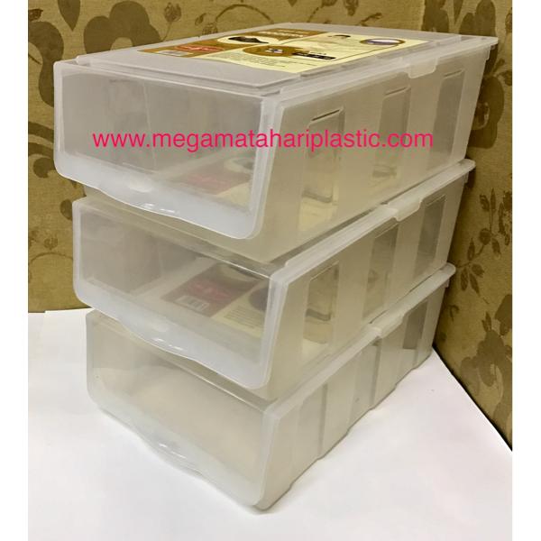 Kotak Sepatu / Tempat Sepatu / Shoe Box Plastik Transparant Unik Murah Minimalis