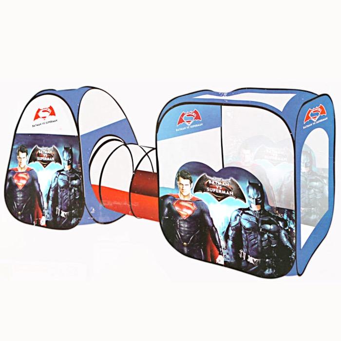 Mainan Tenda Anak Terowongan Mandi Bola Superman Vs Batman