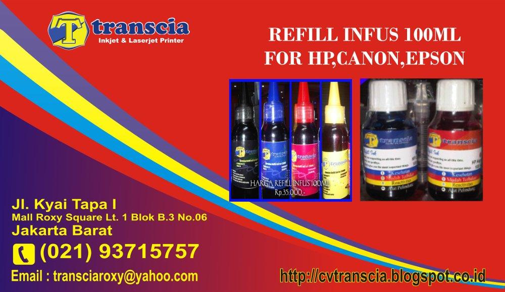 Refill Infus 100ml For Hp,Canon,Epson